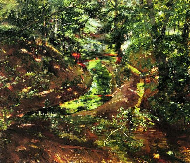 Lovis Corinth Waldinneres in Bernried oil painting picture